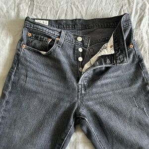 Distressed 501 Denim Jeans